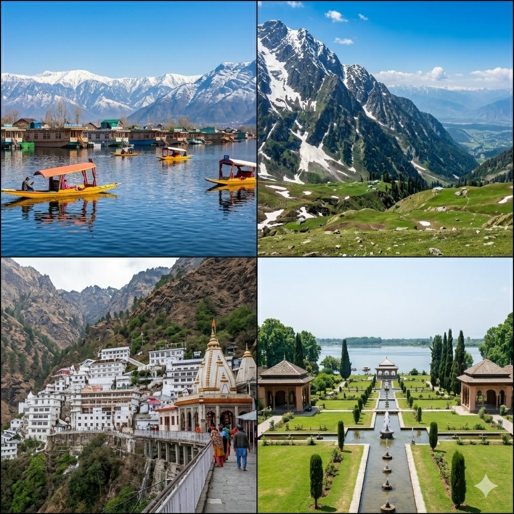 Kashmir With Vaishnodevi Temple