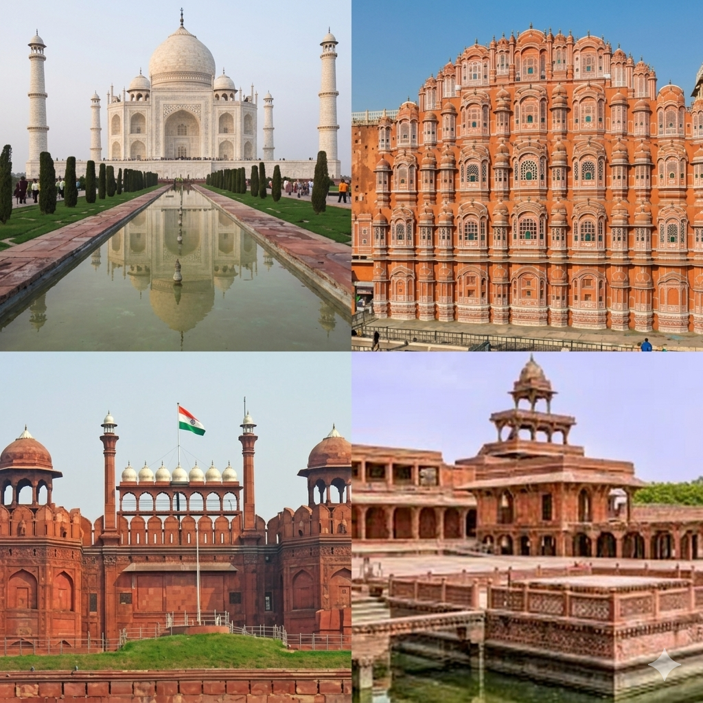 Delhi Agra And Jaipur